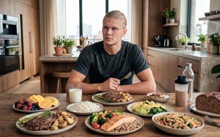 Erling Haaland's 6,000-calorie diet: Is eating so much healthy?