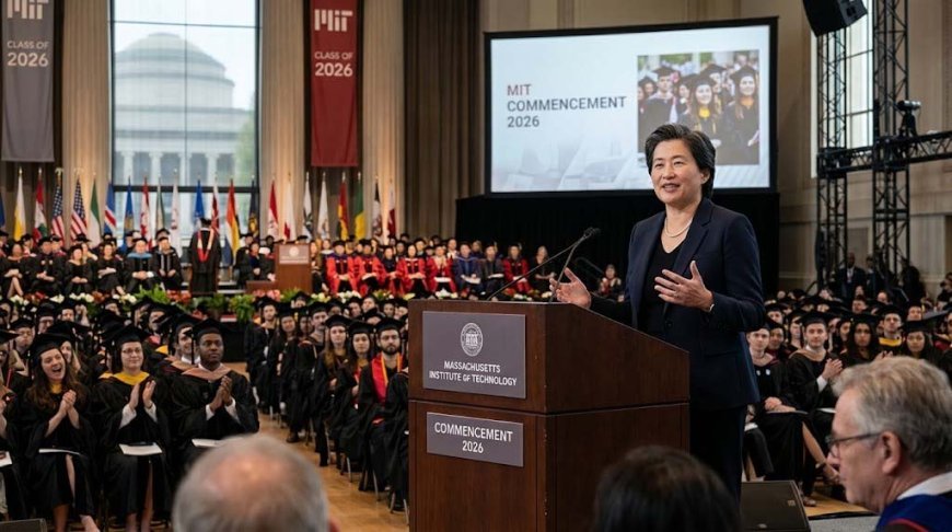 Don't stop in the face of difficult problems: Lisa Su's important message at MIT convocation